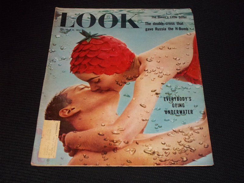 1954 JULY 13 LOOK MAGAZINE - GOING UNDERWATER FRONT COVER - E 20507