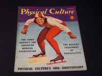 1938 DECEMBER PHYSICAL CULTURE MAGAZINE NICE EXERCISE WORKOUT ISSUE - E 3747