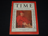 1935 SEPTEMBER 30 TIME MAGAZINE - CARDINAL HAYES- T 488