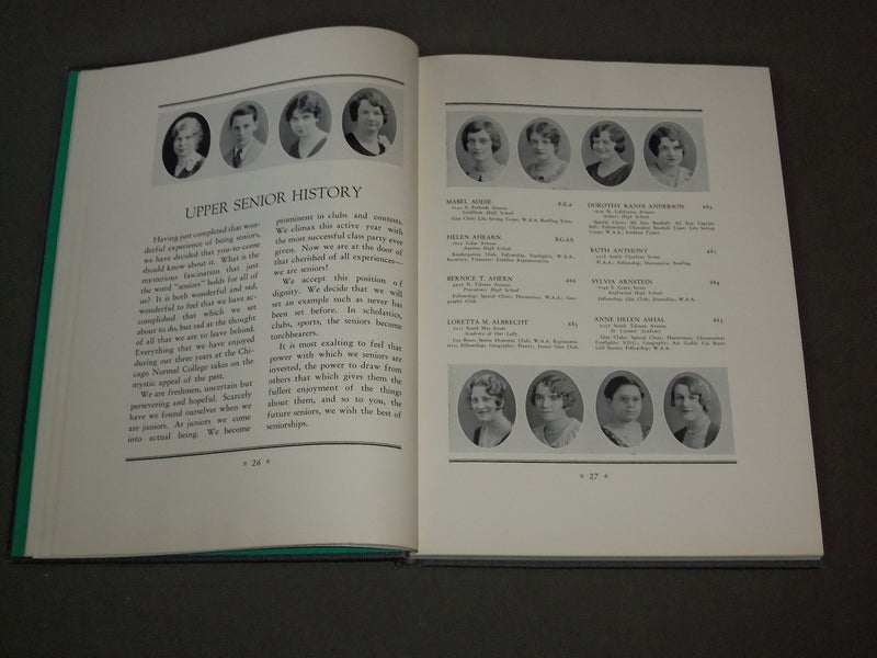 1930 THE EMBLEM CHICAGO NORMAL COLLEGE YEARBOOK - ILLINOIS - PHOTOS - YB 1117