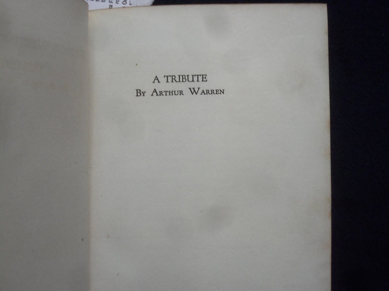 1914 GEORGE WESTINGHOUSE - A TRIBUTE HARDCOVER BOOK BY ARTHUR WARREN - K 209