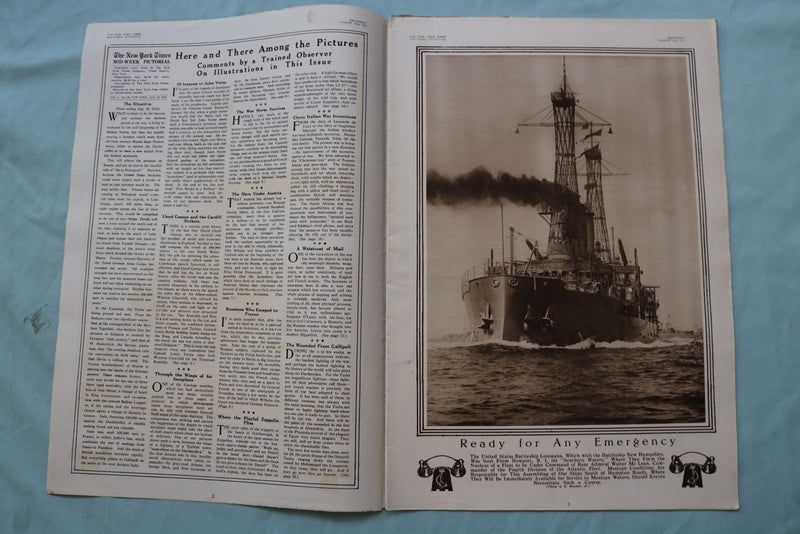 1915 AUG 19 NEW YORK TIMES MID-WEEK PICTORIAL - GERMAN CROWN PRINCE - NP 9148