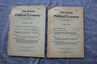 1916-1917 THE JOURNAL OF POLITICAL ECONOMY - LOT OF 4 - O 3861