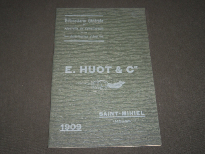 1909 E. HOUT & CIE ROBINETTERIE GENERALE CANALISATION FRENCH CATALOGUE - FR 603
