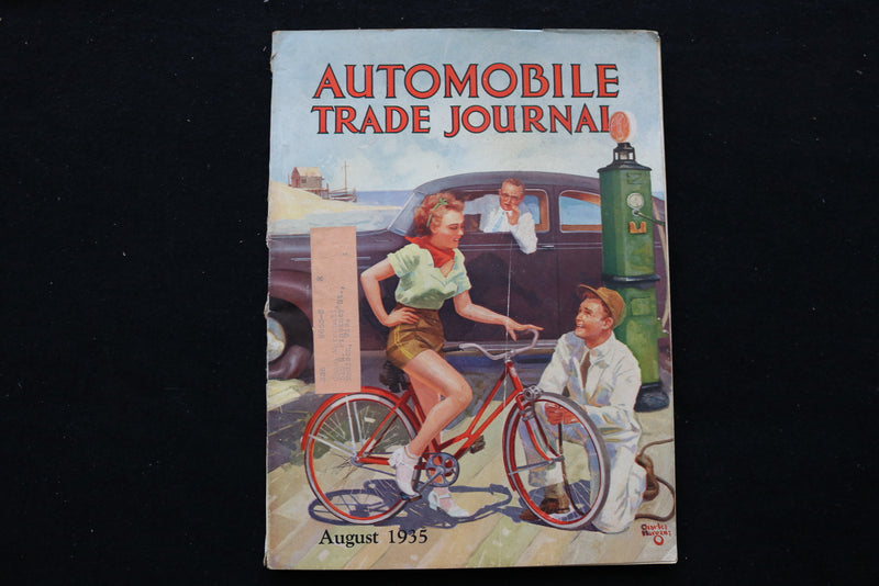 1935 AUGUST AUTOMOBILE TRADE JOURNAL MAGAZINE - SP 4926W