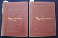 1872-1873 THE MONTHLY MUSICAL RECORD BOUND VOLUMES II & III - KD 9552
