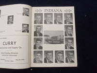 1960 OCT 22 FOOTBALL PROGRAM - INDIANA VS. MICHIGAN STATE-HERB ADDERLEY-SP 5454W