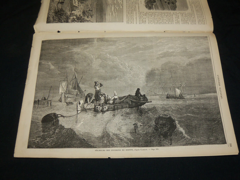 1861-1862 L'UNIVERS ILLUSTRE FRENCH MAGAZINE LOT OF 23 - NICE ILLUS. - NP 5343
