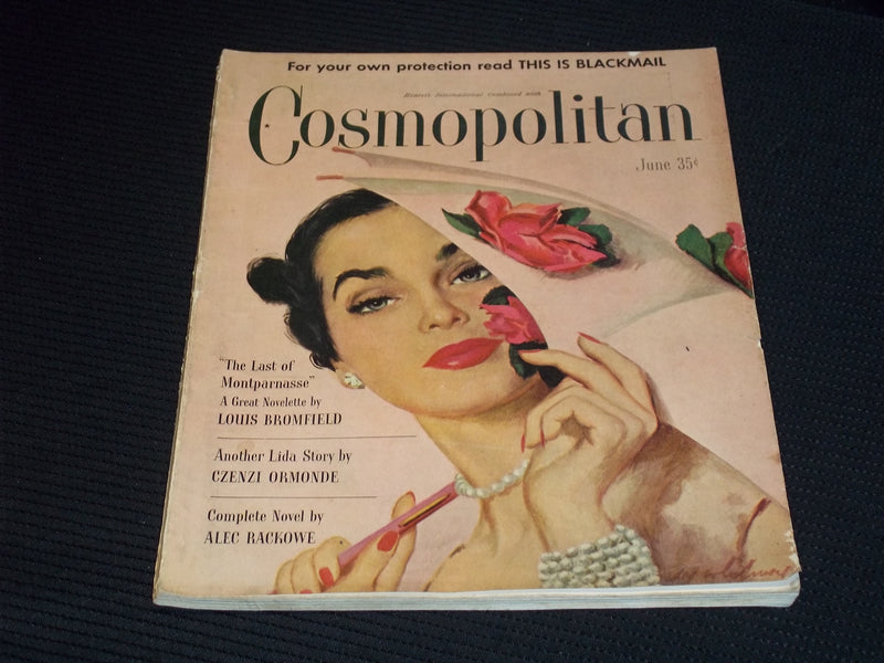 1948 JUNE COSMOPOLITAN MAGAZINE - NICE FASHION FRONT COVER - E 14281