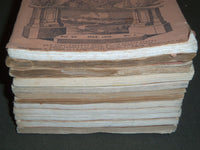 1850-1863 HUNT'S MERCHANTS MAGAZINE AND COMMERCIAL REVIEW LOT OF 12 - WR 340B