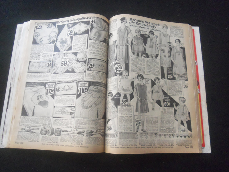 1927 SPRING & SUMMER NATIONAL CLOAK & SUIT CO. CATALOG - NY & KANSAS CITY- R 94K