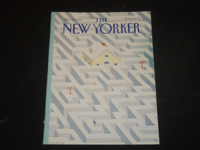 1991 JANUARY 28 THE NEW YORKER MAGAZINE - ILLUSTRATED COVER - NY 1468