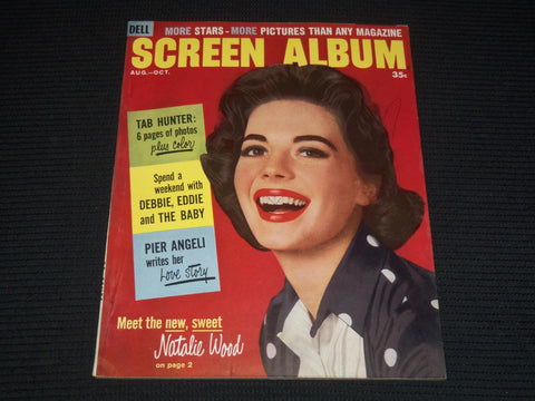 1957 AUGUST-OCTOBER SCREEN ALBUM MAGAZINE - NATALIE WOOD COVER - E 12413