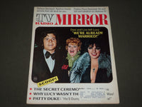 1972 JULY TV RADIO MIRROR MAGAZINE - DESI ARNAZ AND LISA MINNELLI - CW 596