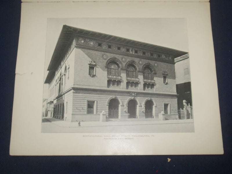 1901 JANUARY THE BRICKBUILDER MAGAZINE - AMERICAN ARCHITECTURE - ST 528A