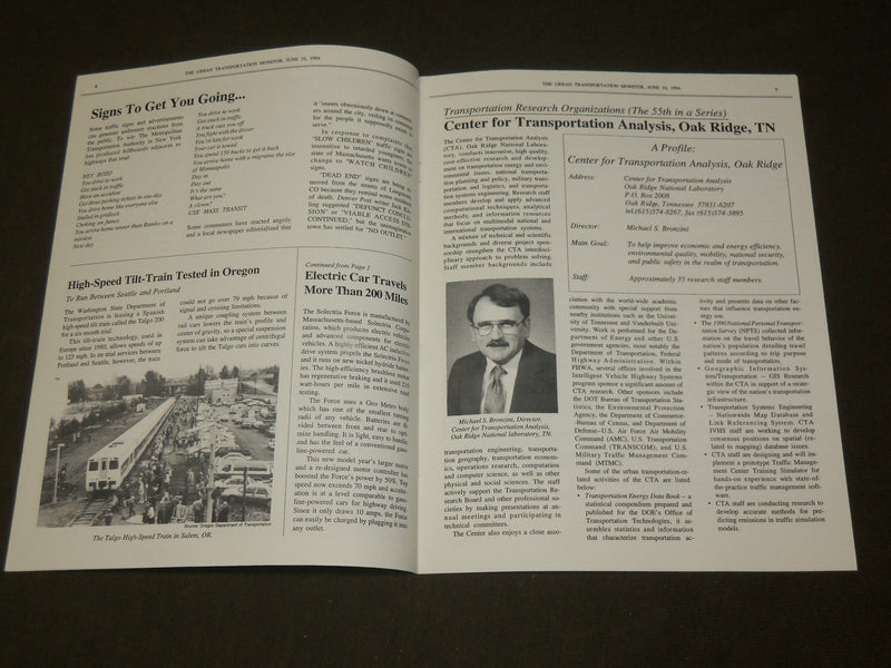 1993-1996 THE URBAN TRANSPORTATION MONITOR MAGAZINE LOT OF 42 - O 3259