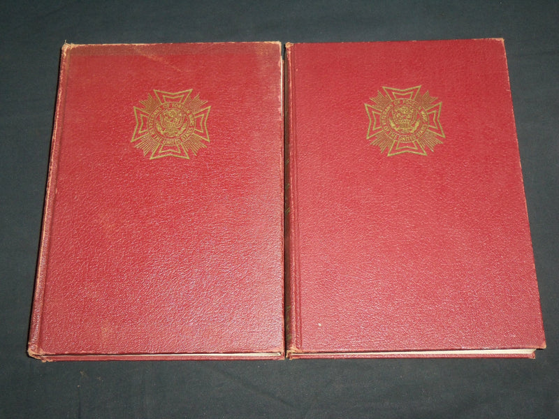 1951 PICTORIAL HISTORY OF WWII VOLUME 1 & 2 - MEMORIAL EDITIONS - KD 6809