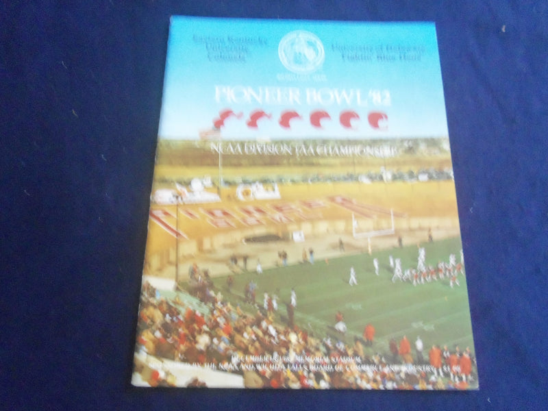 1982 DEC 18 PIONEER BOWL PROGRAM - E. KENTUCKY UNIV VS UNIV DELAWARE - ST 4027Z
