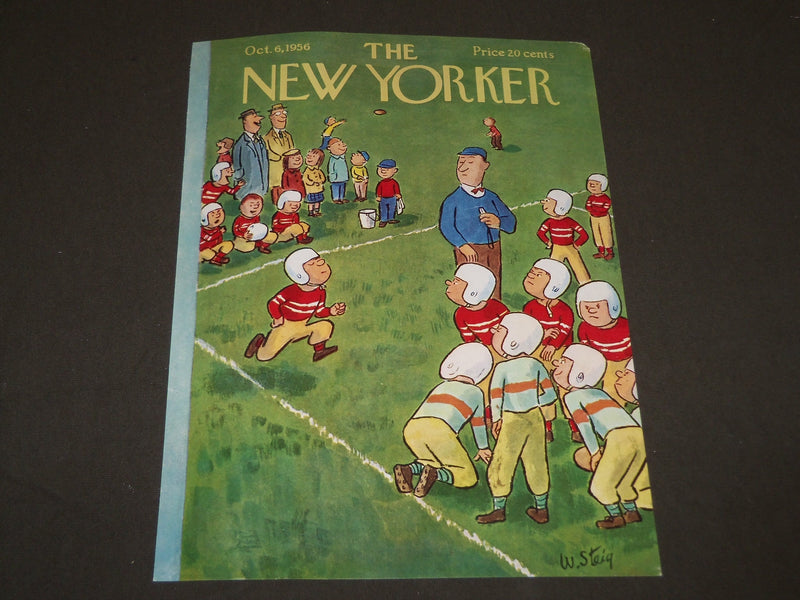 1956 OCTOBER 6 NEW YORKER MAGAZINE FRONT COVER ONLY - GREAT ART FOR FRAMING