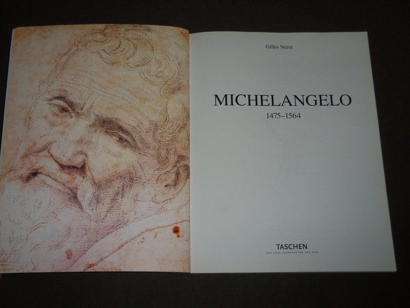 1998 MICHAELANGELO BY GILLES NERET SOFTCOVER ART CATALOG - NICE PRINTS - KD 5069
