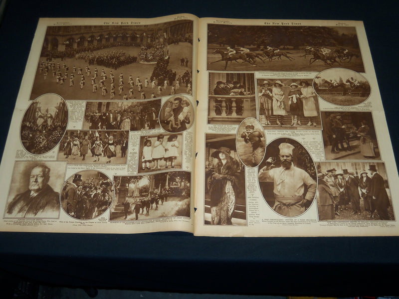 1921 MAY 29 NEW YORK TIMES PICTURE SECTION NO. 4 & 5 - WALL STREET - NT 8934