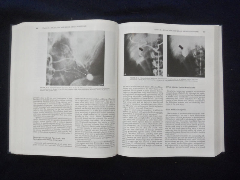 1993 VASCULAR SURGERY HARDCOVER BOOK -4TH EDITION - BY WESLEY S. MOORE - KD 8897