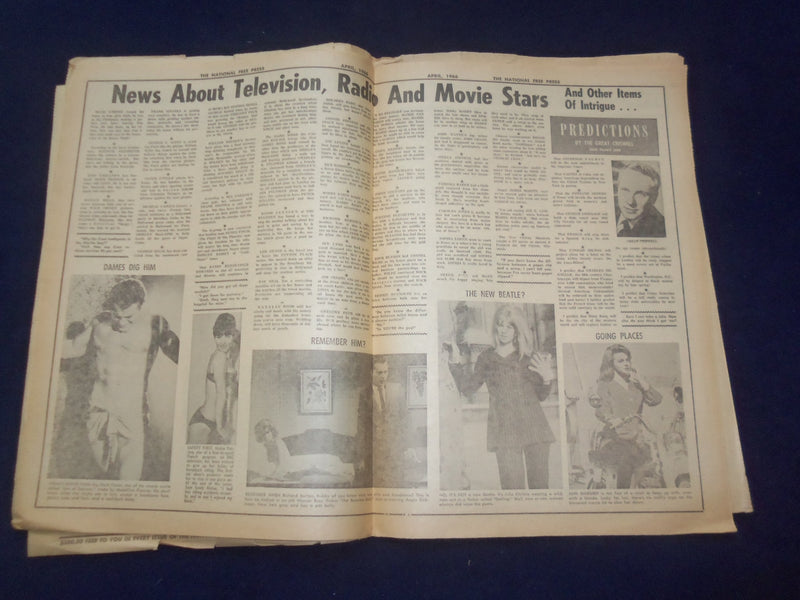 1966 APRIL NATIONAL FREE PRESS NEWSPAPER - THEY BURY THE LIVING - NP 6933