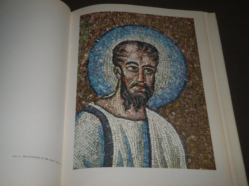1956 RAVENNA MOSAICS BOOK WITH TEXT BY GIUSEPPE BOVINI - COLOR PLATES - D 227