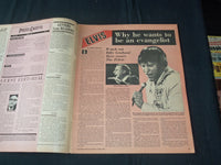 1974 JUNE THE NATIONAL POLICE GAZETTE MAGAZINE - ELVIS- JACKIE KENNEDY - B 5796