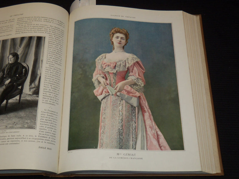 1909 JULY-DECEMBER LE THEATRE MAGAZINE BOUND VOLUME - 12 ISSUES - KD 2278L