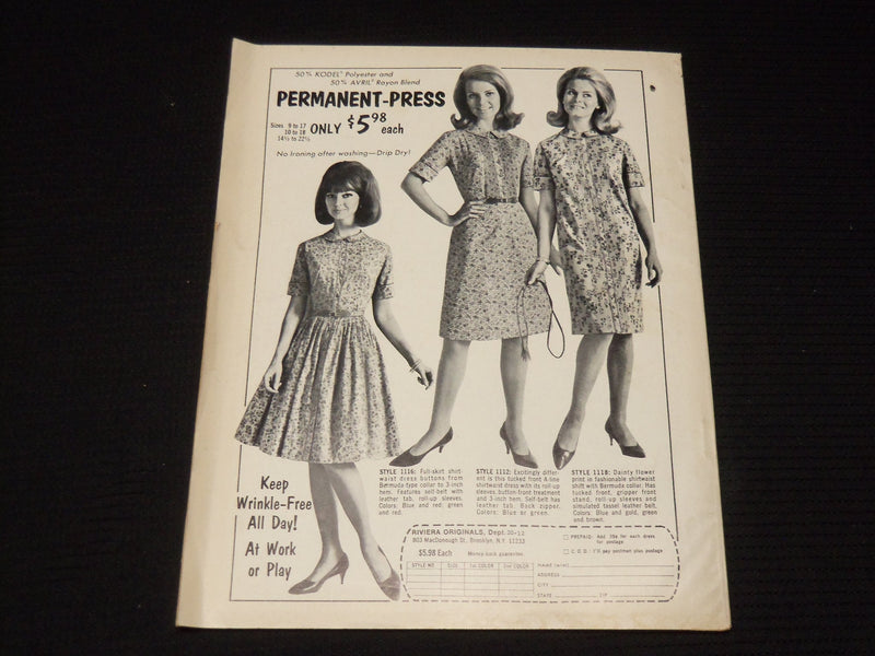 1966 DEC SCREENLAND PLUS TV-LAND MAGAZINE - PEYTON PLACE STARS COVER - E 13517