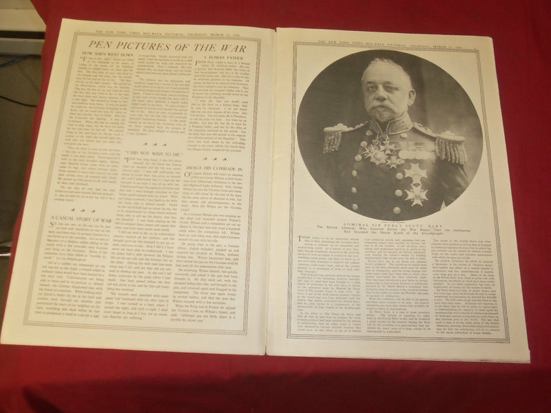 1915 MARCH 11 NY TIMES PICTORIAL SECTION - A HOLY MAN OF THE EAST - NP 3950