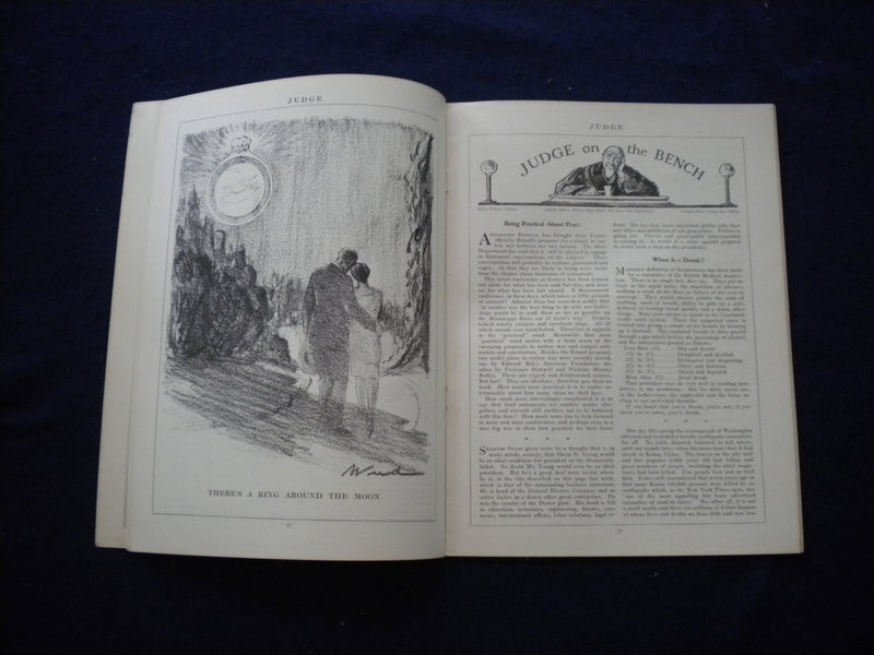 1927 JULY 16 JUDGE MAGAZINE - MOONLIGHT NUMBER - A GOOD SKATE - B 436D
