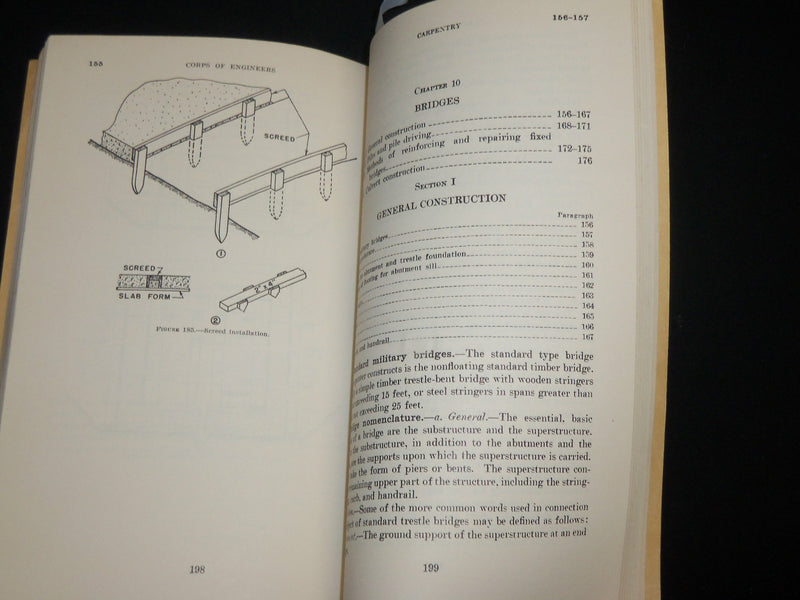 1943 MAY 6 CARPENTRY TECHNICAL MANUAL - WAR DEPARTMENT - J 6224