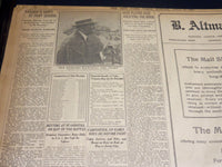 1921 JULY 3 NEW YORK TIMES - DEMPSEY KNOCKS OUT CARPENTIER IN 4TH ROUND- NT 8694
