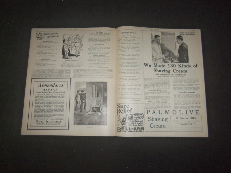 1921 JANUARY 27 LIFE MAGAZINE - ANIMAL NUMBER - PALS - L 771P