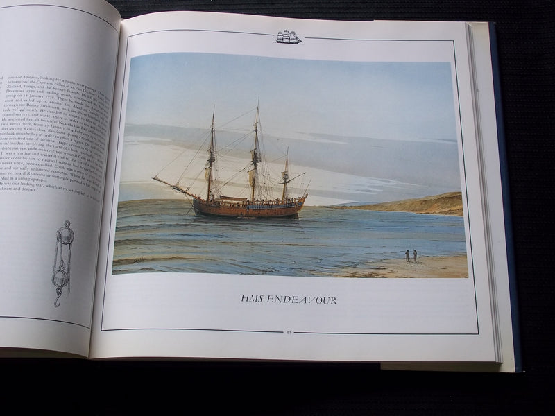 1994 CLASSIC SAILING SHIPS HARDCOVER BOOK BY KENNETH GIGGAL - R 733O