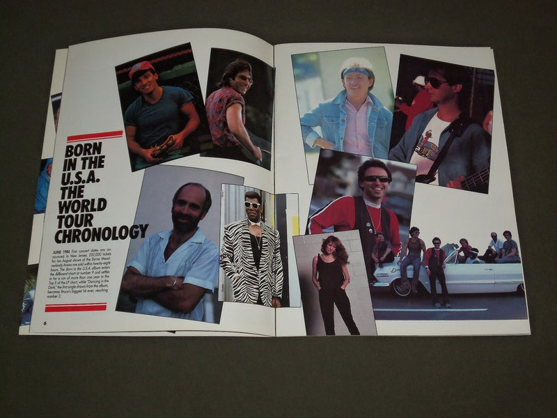 1984-1985 BORN IN THE USA BRUCE SPRINGSTEEN & E STREET BAND TOUR PROGRAM- J 2230