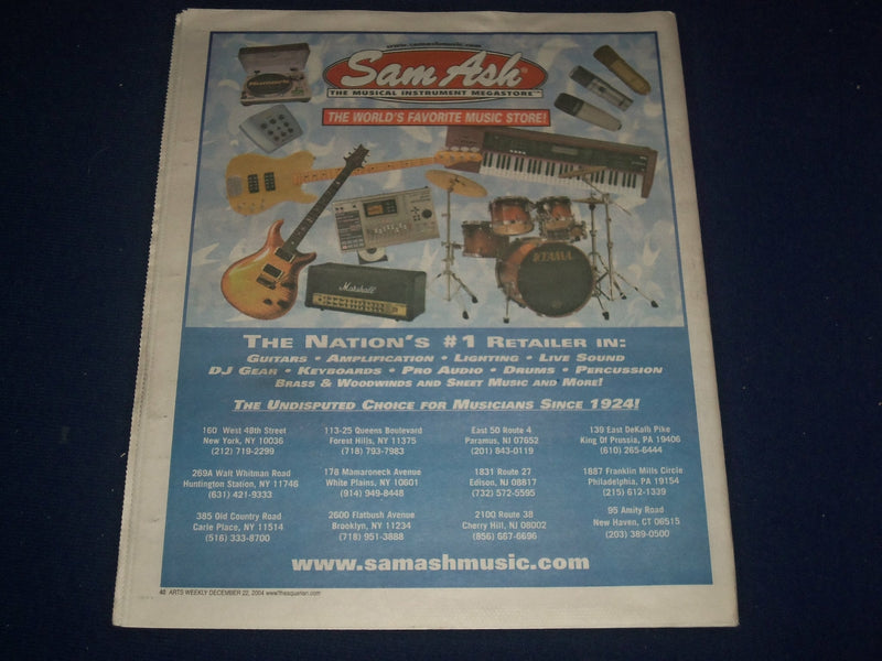 2004 DECEMBER 22-29 AQUARIAN WEEKLY NEWSPAPER - TRANS-SIBERIAN ORCHESTRA- J 1101