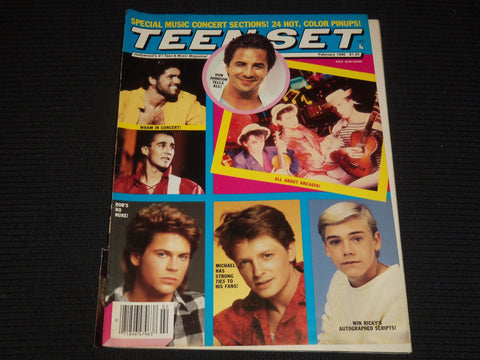 1986 FEBRUARY TEEN SET MAGAZINE - MICHAEL J. FOX COVER - E 14873