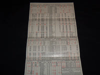 1939 APRIL COORDINATED RAIL BUS TIME TABLE FOR CALIFORNIA - J 9074