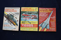 1954-1969 MECHANIX ILLUSTRATED & POPULAR MECHANICS MAGAZINES - LOT OF 13- O 3451