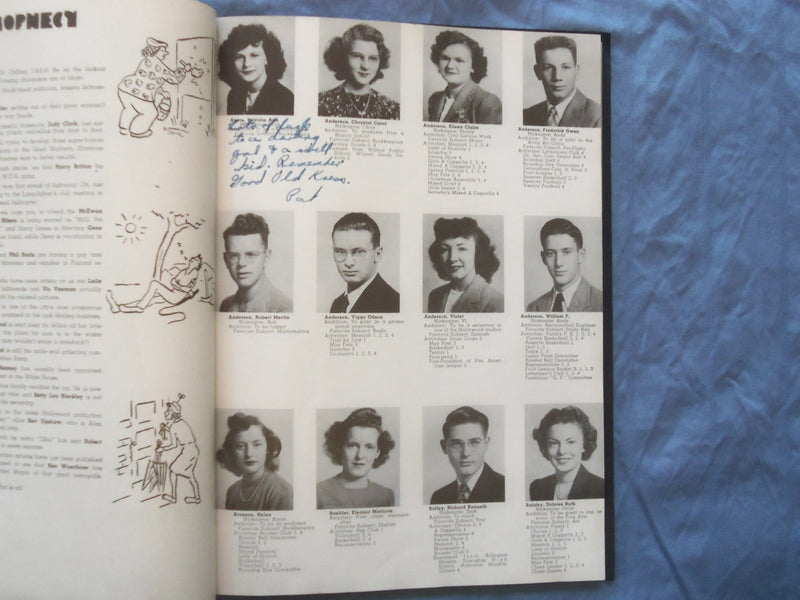 1945 THE ROUNDUP GREAT FALLS HIGH SCHOOL YEARBOOK - GREAT FALLS, MT - YB 3378