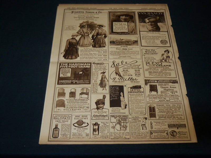 1916 JANUARY 9 NEW YORK TIMES ROTO PICTURE SECTION - MAUDE ADAMS - NT 8977