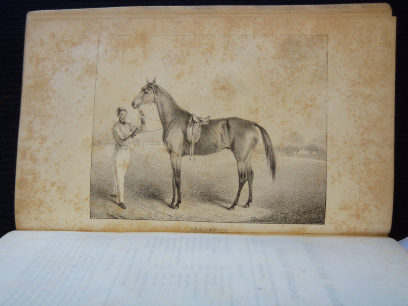 1836-1837 AMERICAN TURF REGISTER AND SPORTING MAGAZINE BOUND VOLUME - KD 7817