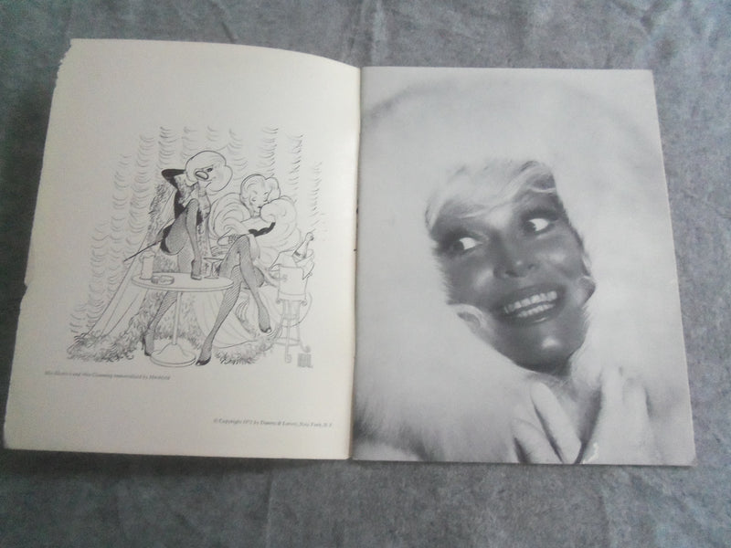 1971 THE CAROL CHANNING SHOW BROADWAY PROGRAM - MUSICAL THEATER - J 7683