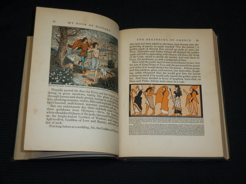 1920-1930 MY BOOKHOUSE HISTORY - TRAILS - BOOK LOT OF 6 - KD 4264A