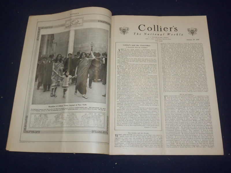 1910 JANUARY 29 COLLIER'S MAGAZINE - F. X. LEYENDECKER COVER - ST 6786
