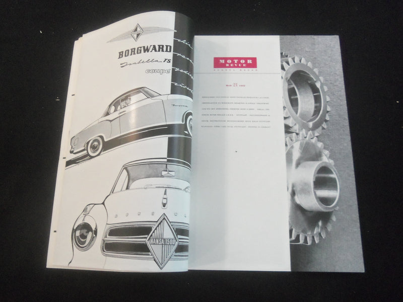 1957 SPRING MOTOR REVUE - EUROPA MOTOR MAGAZINE - AUTOMOBILES - GERMAN - J 7760