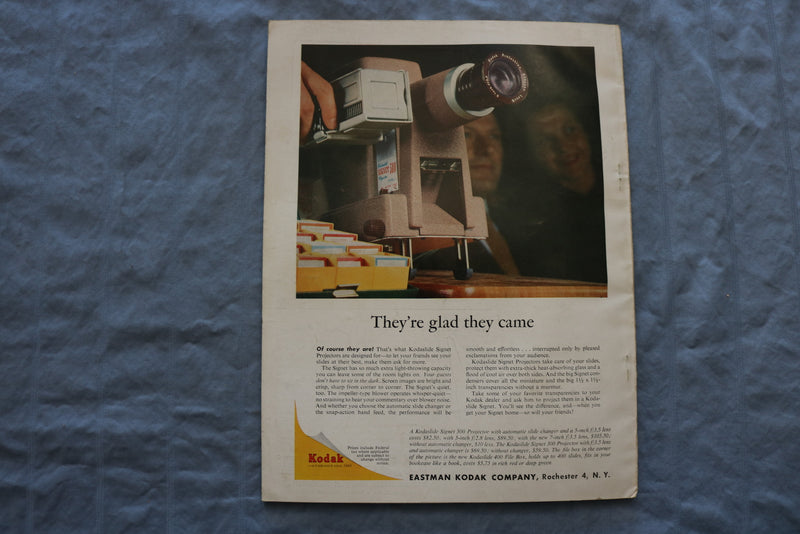 1956 NOVEMBER MODERN PHOTOGRAPHY MAGAZINE - WINGATE PAINE COVER - SP 1195P